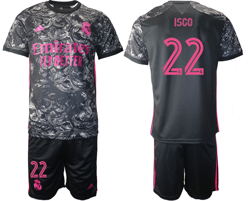 2021 Men Real Madrid away #22 soccer jerseys